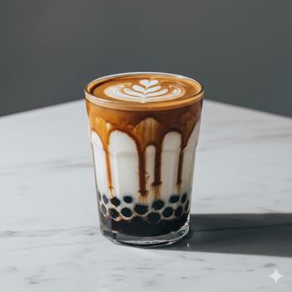 Panda Meteorite latte