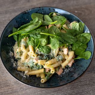 Łosoś ze szpinakiem