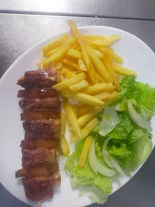 Espetada de Frango com Ananás
