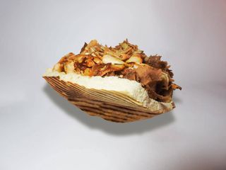 Kebab na grubym cieście samo mięso duży