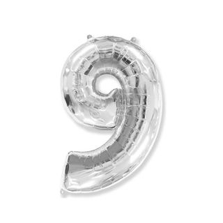 Balon Sur cu heliu cifra 9