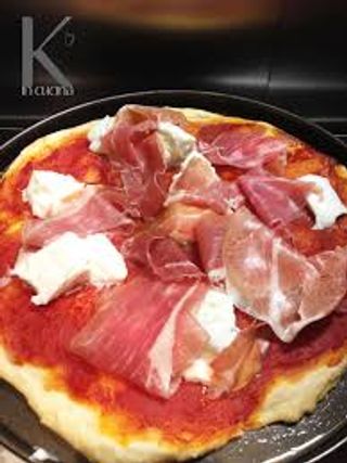 Focaccia prosciutto crudo di Parma e bufala