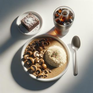 Zestaw dla singla - Sos Pieczarkowy + Pepsi