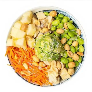 Creamy Chickenmango Poke