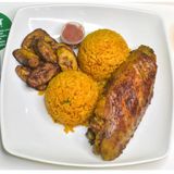 Jollof Rice, Turkey & plantain 