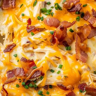 Patatas fritas con Cheddar y Bacon