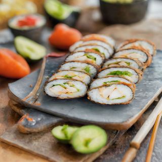 Futomaki de pollo