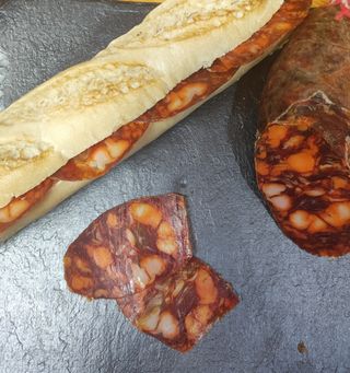 Baguette de chorizo ibérico 