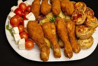 Platou cu ciocanele pui 