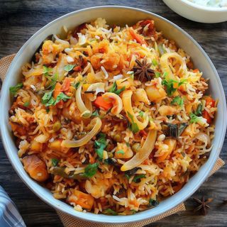Vegetable biryani