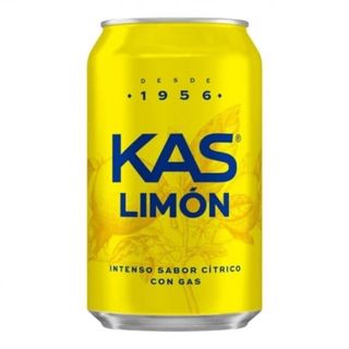 KAS Limón Refresco con gas sabor Limón Lata 330ml