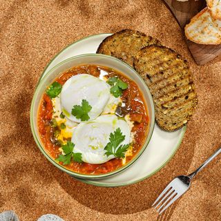 Shakshuka cu ou poșat