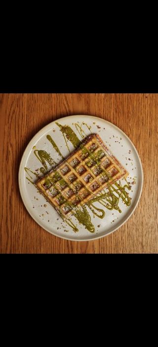 Waffle de Pistacho