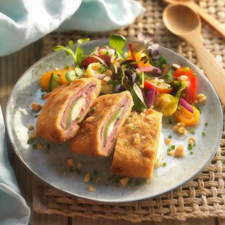 2 Libritos de jamón York y pimiento del piquillo