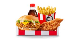 Ail Crunch Burger Box Max (épicé, sans laitue ni fromage)