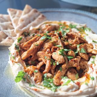 Humus shaorma pui+pita
