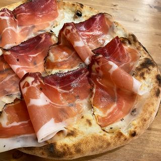 Funghi e prosciutto crudo