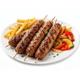 Brochettes De Viande Hachée