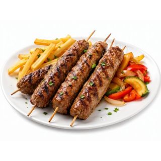 Brochettes De Viande Hachée