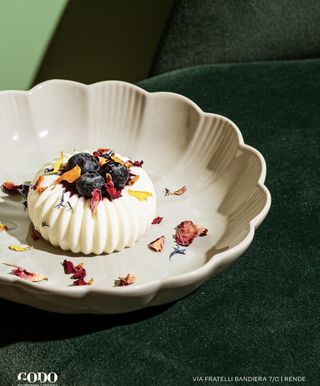 Panna cotta al mirtillo