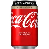 Coca-Cola Zero Azúcar Zero Cafeína lata 330ml.