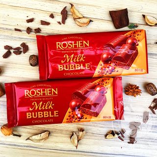 Czekolada z bąbelkami "Roshen" mleczna 80g