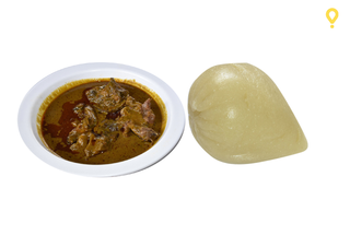 Placali + Sauce Graine