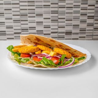 Piadina con falafel