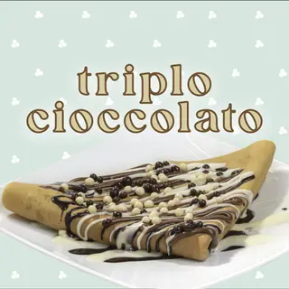 Crêpes special triplo cioccolato