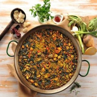 Paella De Verduras O Vegana