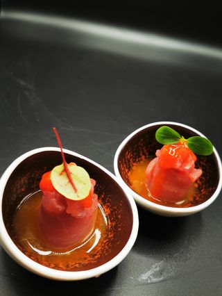 163. Gunkan gio tonno spicy - 2 pezzi