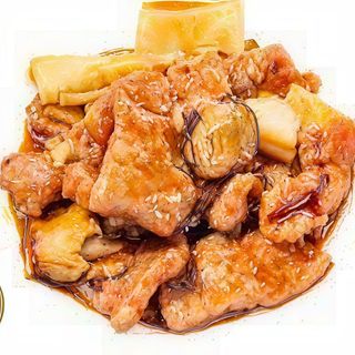 Ternera Con Bambú Y Setas