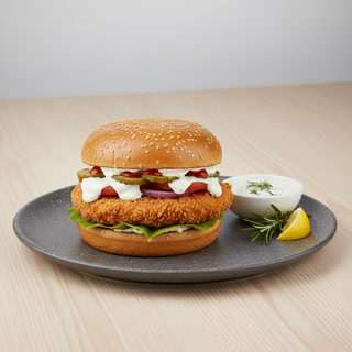 Crispy burger
