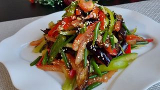 Салат с баклажанами