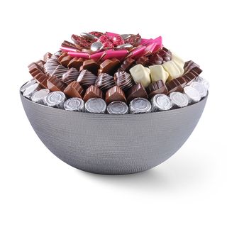 Coupe Verre Travaillé Grise Tgm