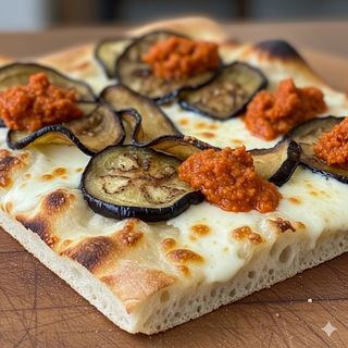 Melanzane e nduja (Minimo 2 Tranci)