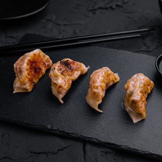 Grilled Gyoza Salmon