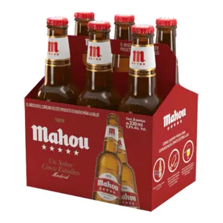 Mahou Classic Pack Of 6 Crystal Bottle