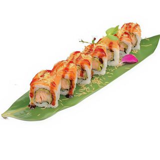 109. Salmón Affumicato Uramaki (8 Uds.)