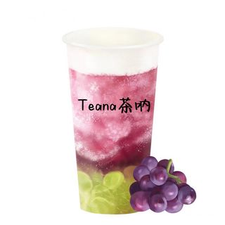 Tè verde all’uva con la crema