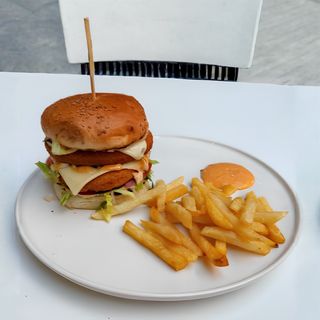 Double Chicken Burger