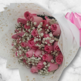 25pcs Pink mini bouquet 