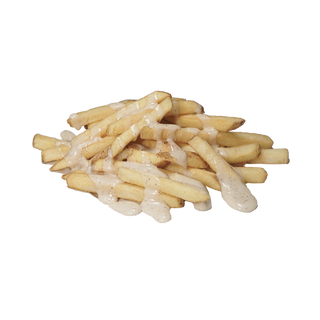 Patatine fritte con cacio e pepe