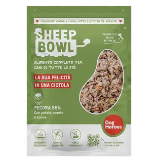 Dog Heroes Sheep Bowl Surgelata 7 X 645g - Formato Convenienza