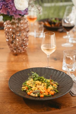 Risotto milaneze cu legume