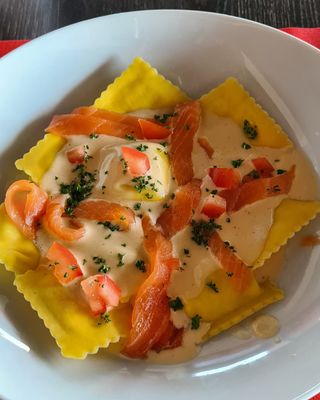 Ravioli Saumon Fumé