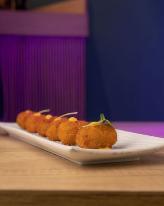 Croquetas de calabaza asada y puerro
