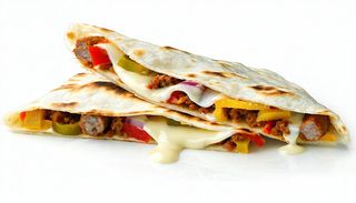 Piadina romagnola  salsiccia, cipolla e peperoni
