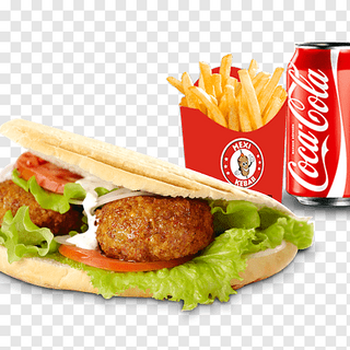 Menù panino falafel