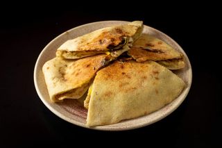 Panuozzo gljive i marinirana tikvica